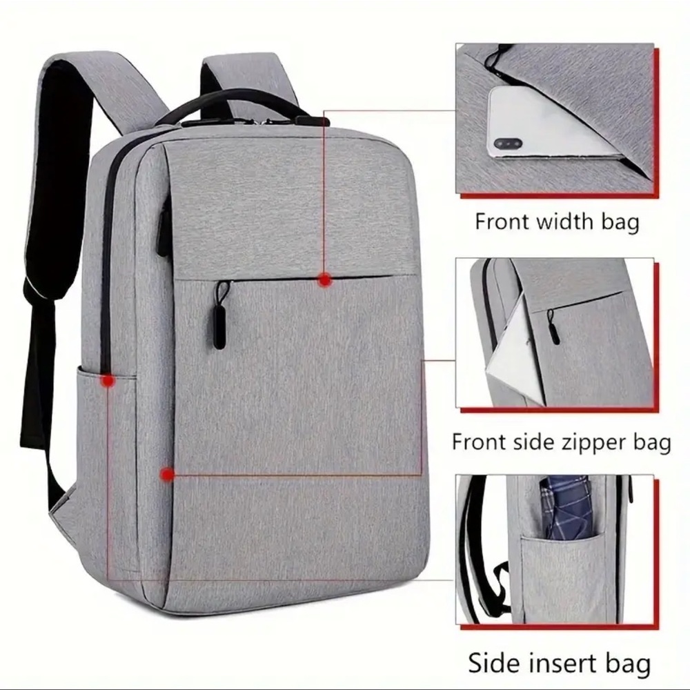 Laptop Padded Backpack New e2 - Picture 12 of 14